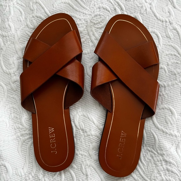 J. Crew Shoes - J Crew Tan Sandals | 7